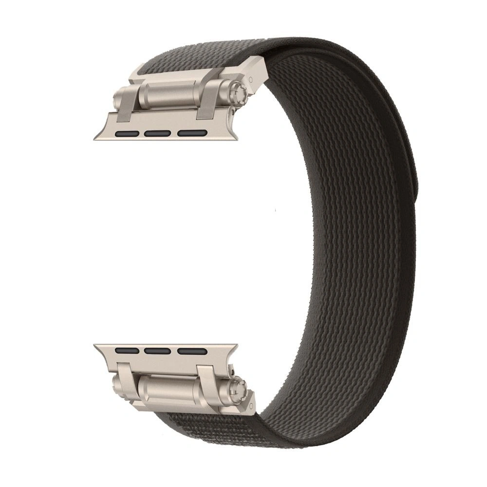 Pásek Tech-Protect Nylon Delta Apple Watch 4/5/6/7/8/9/SE/Ultra 42/44/45/49mm černá/oranžová