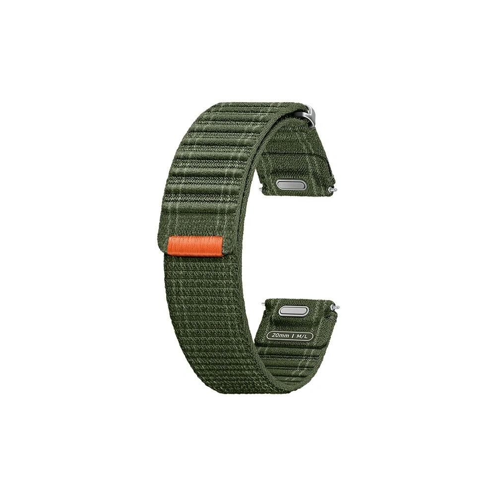 Hurtownia GSM - Pasek Samsung ET-SVL31LKEGEU Galaxy Watch7 / 6 / 5 / 4 22mm M/L Fabric Band zelený/green - SMG1142 - {ean13} - Hurt