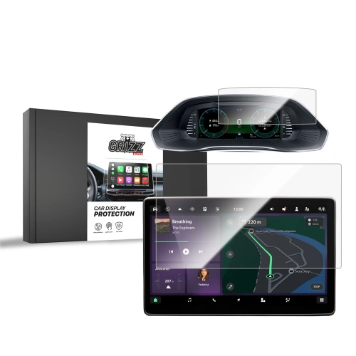 Folia ceramiczna GrizzGlass CarDisplay Protection do Skoda Octavia 4 13" 2024-2025 [2w1]