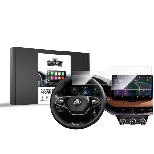 Folia ceramiczna GrizzGlass CarDisplay Protection do Skoda Superb 4 10" 2024-2025 [2w1]