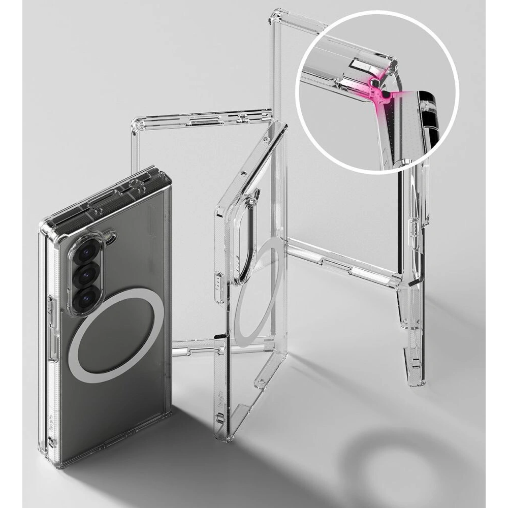 Wholesale Ringke Fusion Magnetic MagSafe Samsung Galaxy Z Fold 6 Clear - RGK1996 - {ean13} - Hurt