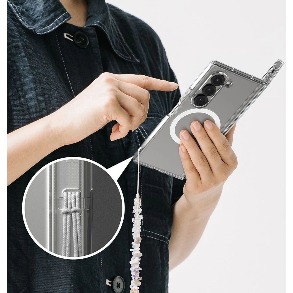 Wholesale Ringke Fusion Magnetic MagSafe Samsung Galaxy Z Fold 6 Clear - RGK1996 - {ean13} - Hurt