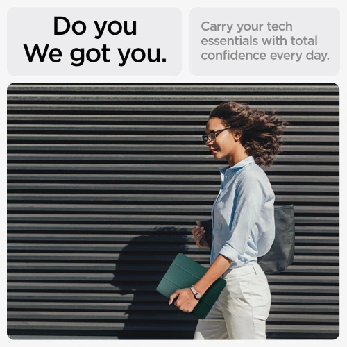 Etui Spigen Urban Fit Apple iPad Air 13" 2024 (6. generacji) Midnight Green