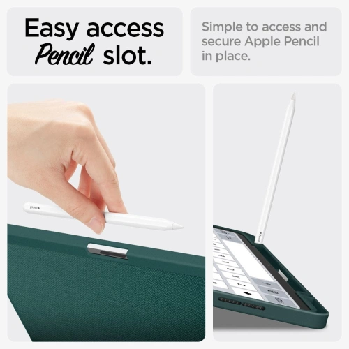 Etui Spigen Urban Fit Apple iPad Air 13" 2024 (6. generacji) Midnight Green