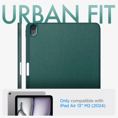 Etui Spigen Urban Fit Apple iPad Air 13" 2024 (6. generacji) Midnight Green