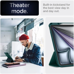 Hurtownia GSM - Etui Spigen Urban Fit Apple iPad Air 13" 2024 (a 6-a generație) Verde Întunecat - SPN3448 - {ean13} - Hurt