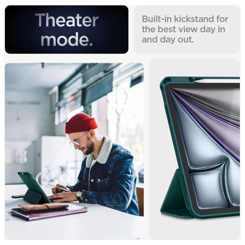 Hurtownia GSM - Etui Spigen Urban Fit Apple iPad Air 13" 2024 (6. generacji) Midnight Green - SPN3448 - {ean13} - Hurt