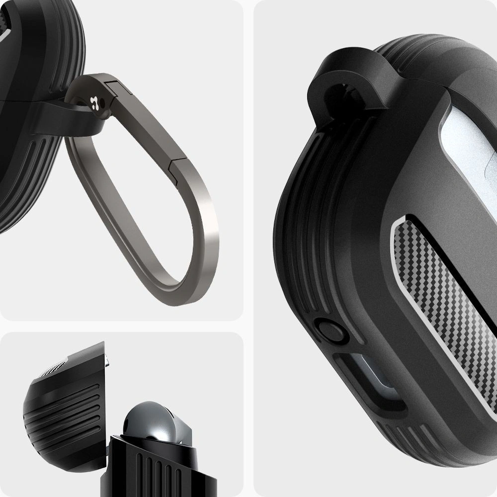 Wholesale Spigen Rugged Armor Samsung Galaxy Buds 3 / 3 Pro Matte Black - SPN3450 - {ean13} - Hurt