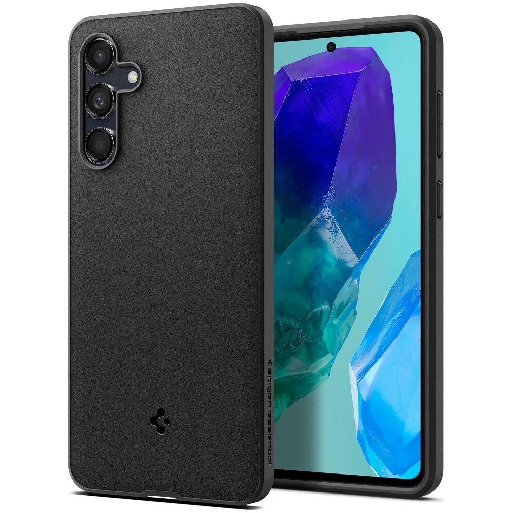 Hurtownia GSM - Case Spigen Essential SandBlast Samsung Galaxy M55 5G Matt Schwarz - SPN3451 - {ean13} - Hurt