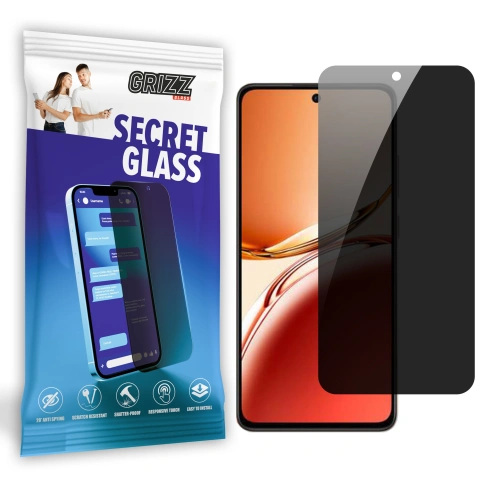 Matowe szkło prywatyzujące GrizzGlass SecretGlass do Oppo Reno 12 F