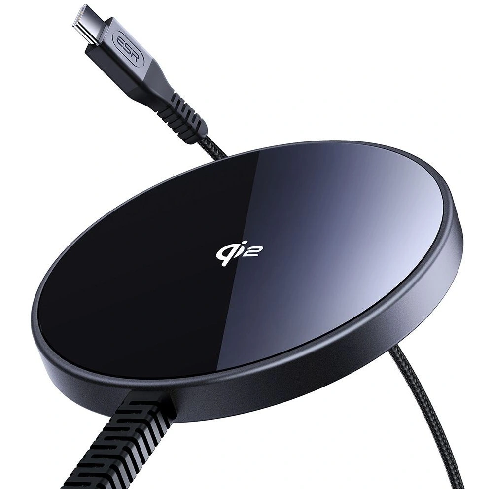 Hurtownia GSM - Ładowarka indukcyjna ESR HaloLock QI2 Mini Magnetic MagSafe Wireless Charger 15W Black - ESR821 - {ean13} - Hurt
