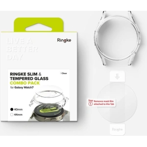Hurtownia GSM - Etui + sticlă Ringke Slim & Sticlă Temperată Galaxy Watch 7 40mm Clear - RGK1997 - {ean13} - Hurt