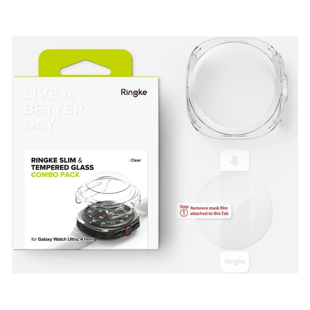 Hurtownia GSM - Etui + sklo Ringke Slim & Tempered Glass Galaxy Watch Ultra 47mm Clear - RGK1999 - {ean13} - Hurt
