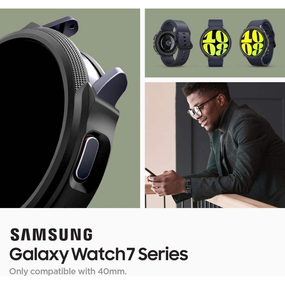 Hurtownia GSM - Etui Spigen Liquid Air Samsung Galaxy Watch 7 40mm Matte Black - SPN3453 - {ean13} - Hurt