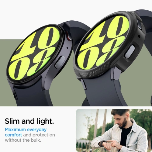 Etui Spigen Liquid Air Samsung Galaxy Watch 7 40mm Matte Black