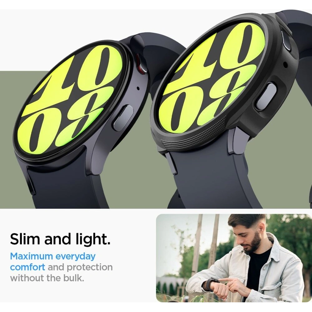 Hurtownia GSM - Etui Spigen Liquid Air Samsung Galaxy Watch 7 40mm Negru Mat - SPN3453 - {ean13} - Hurt