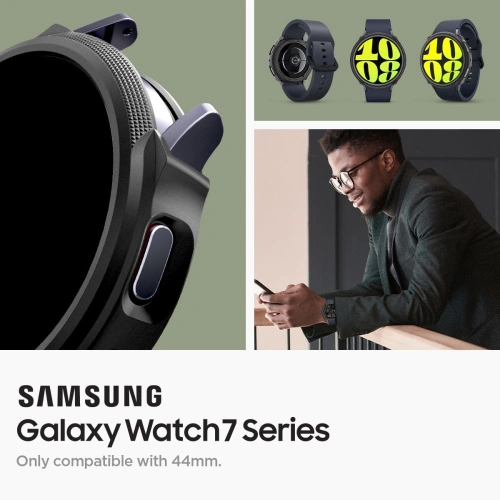 Etui Spigen Liquid Air Samsung Galaxy Watch 7 44mm Matte Black