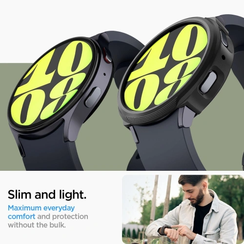 Etui Spigen Liquid Air Samsung Galaxy Watch 7 44mm Matte Black