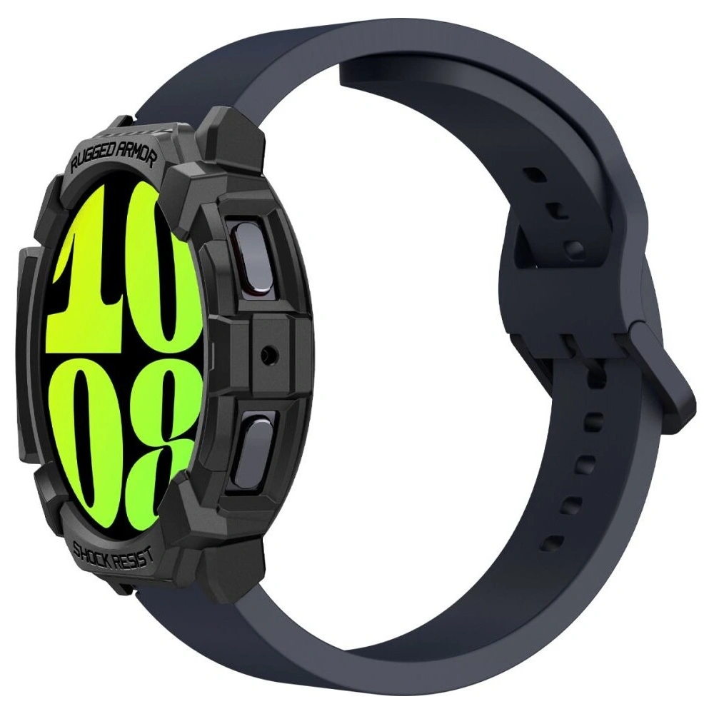 Wholesale Spigen Rugged Armor Samsung Galaxy Watch 7 44mm Matte Black - SPN3455 - {ean13} - Hurt