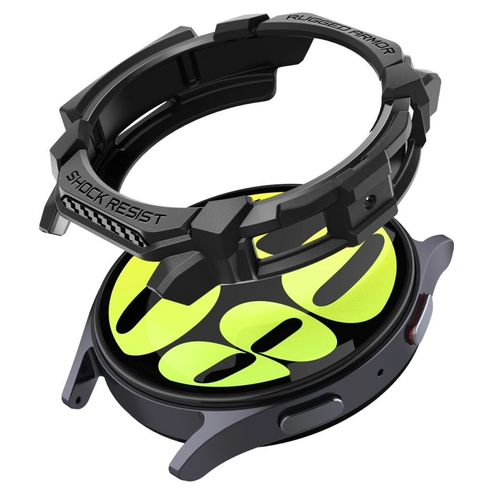 Wholesale Spigen Rugged Armor Samsung Galaxy Watch 7 44mm Matte Black - SPN3455 - {ean13} - Hurt