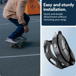 Hurtownia GSM - Etui Caseology Vault Samsung Galaxy Watch 7 44mm Matná černá - SPN3458 - {ean13} - Hurt