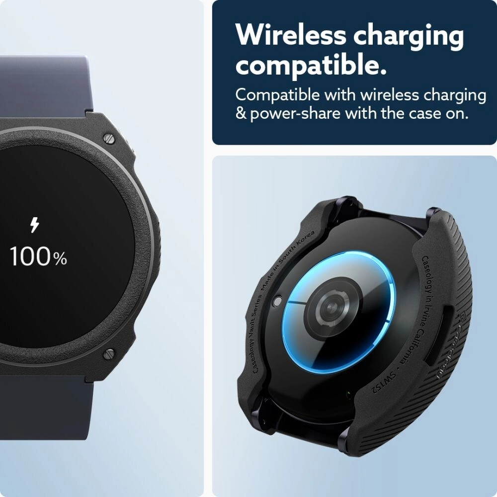 Hurtownia GSM - Case Caseology Vault Samsung Galaxy Watch 7 44mm Matte Schwarz - SPN3458 - {ean13} - Hurt