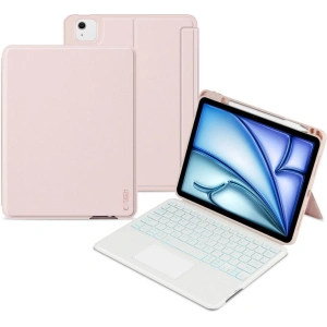Hurtownia GSM - Etui Tech-Protect SmartCase Mag Pen + Keyboard Apple iPad Air 10.9 2020/2022 (4. a 5. gen) / iPad Air 11 2024 (6. gen) Růžová - THP2916 - {ean13} - Hurt