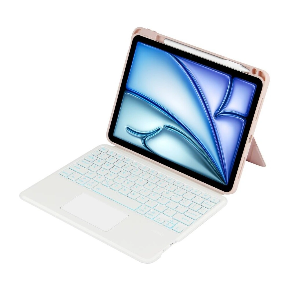 Hurtownia GSM - Etui Tech-Protect SmartCase Mag Pen + Keyboard Apple iPad Air 10.9 2020/2022 (4. a 5. gen) / iPad Air 11 2024 (6. gen) Růžová - THP2916 - {ean13} - Hurt
