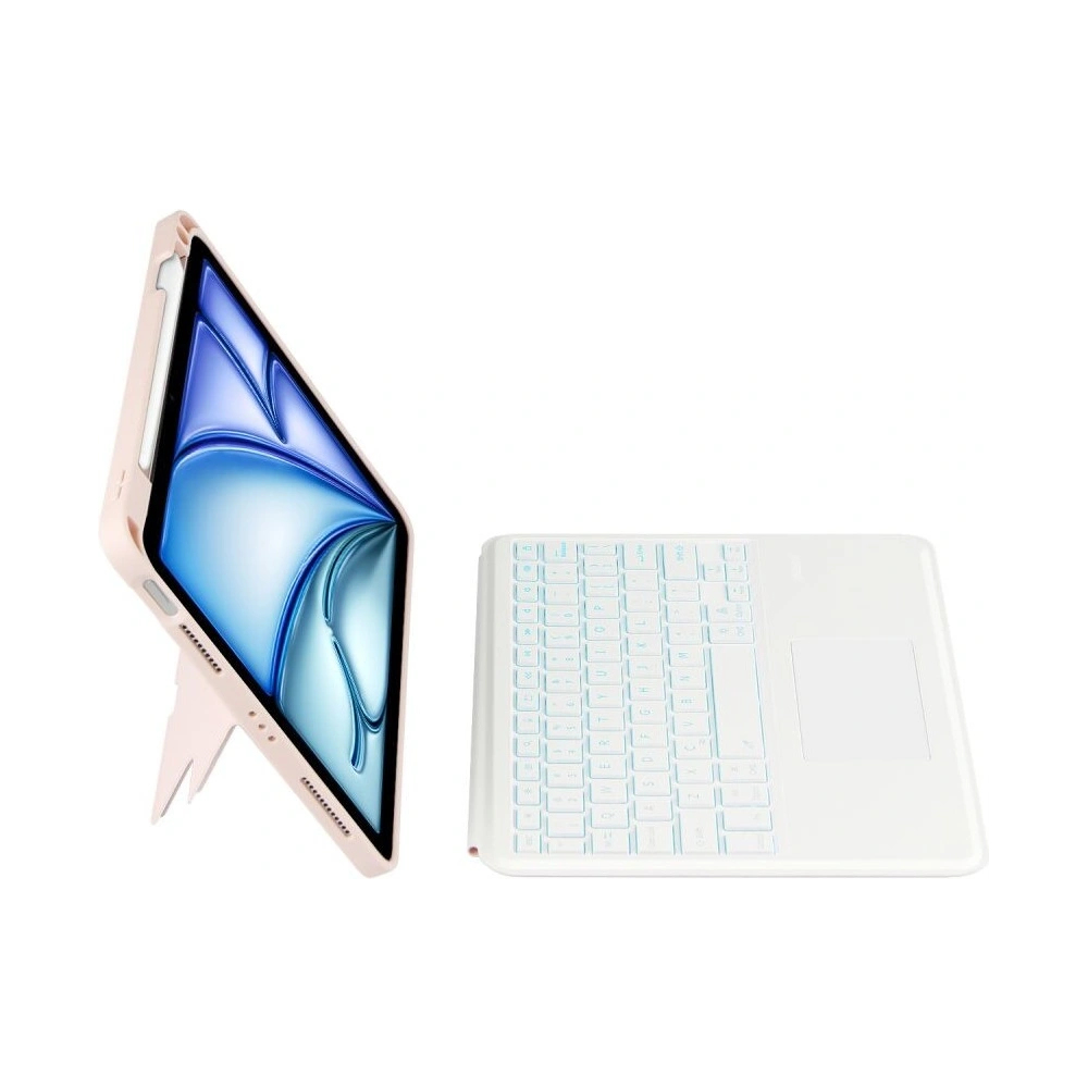 Hurtownia GSM - Etui Tech-Protect SmartCase Mag Pen + Keyboard Apple iPad Air 10.9 2020/2022 (4. és 5. gen) / iPad Air 11 2024 (6. gen) Rózsaszín - THP2916 - {ean13} - Hurt