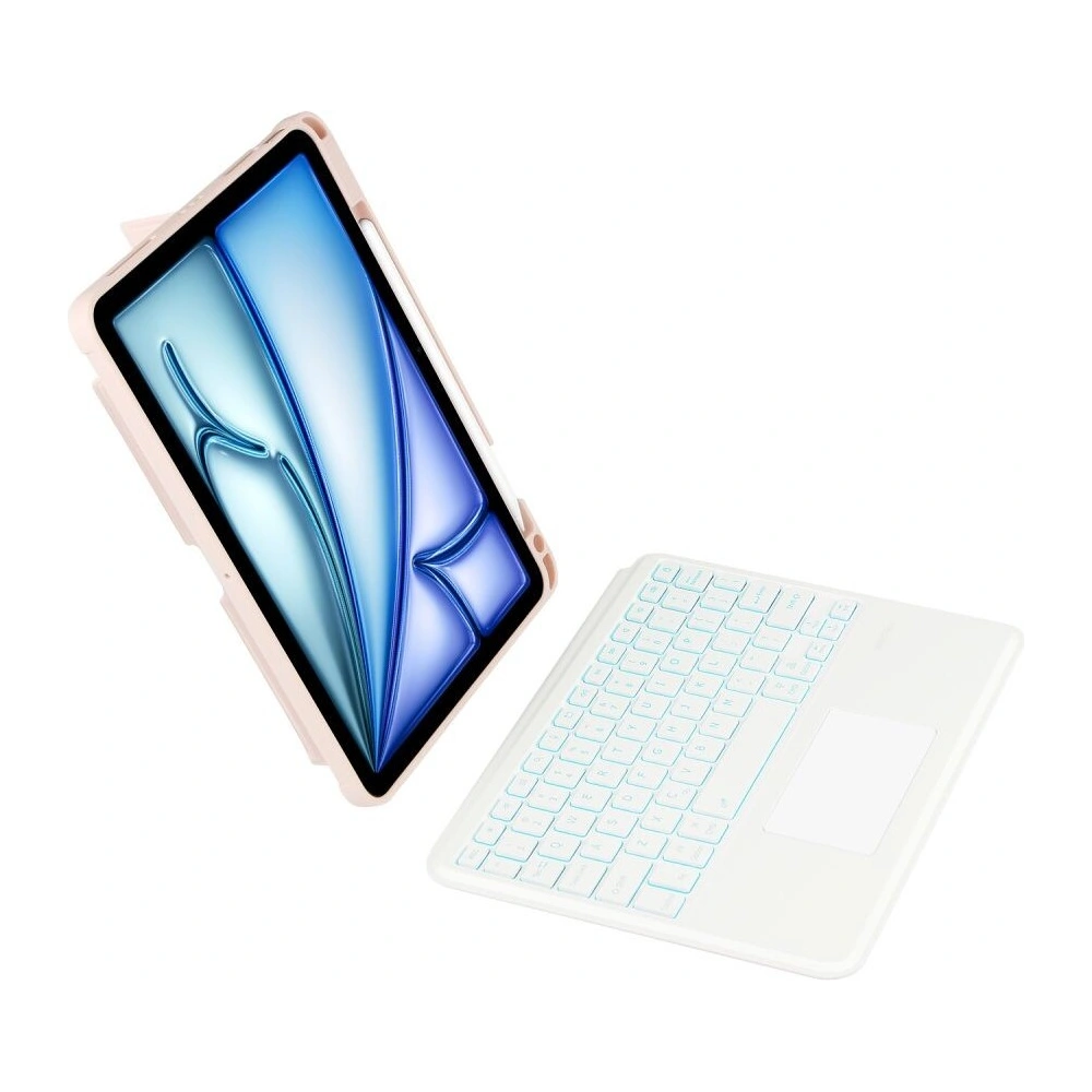 Hurtownia GSM - Etui Tech-Protect SmartCase Mag Pen + Keyboard Apple iPad Air 10.9 2020/2022 (4. a 5. gen) / iPad Air 11 2024 (6. gen) Růžová - THP2916 - {ean13} - Hurt