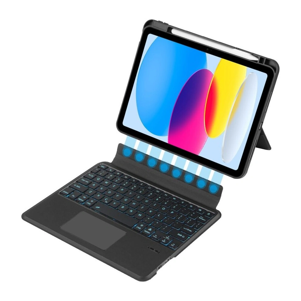Hurtownia GSM - Etui Tech-Protect SmartCase Mag Pen + Keyboard Apple iPad 10.9" 2022 (10. generație) Negru - THP2918 - {ean13} - Hurt