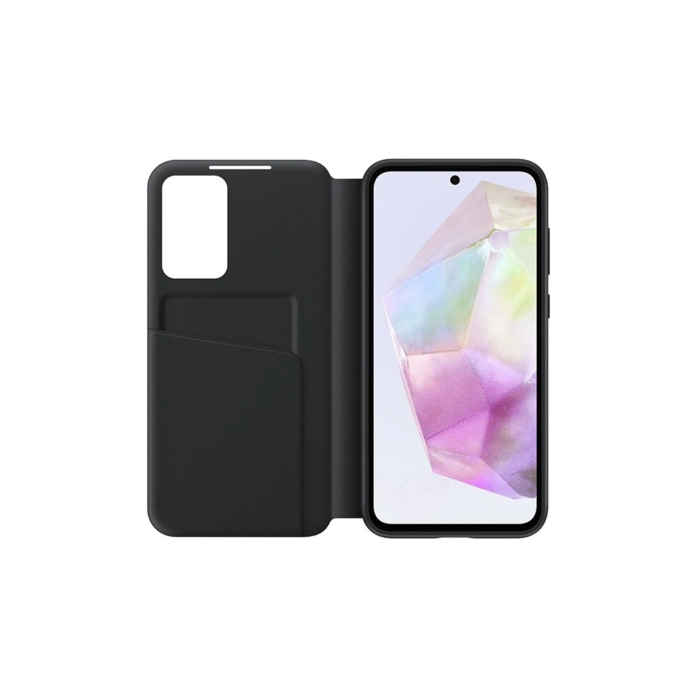 Hurtownia GSM - Etui Samsung EF-ZA356CBEGWW Galaxy A35 5G Smart View Wallet Case czarny/black - SMG1158 - {ean13} - Hurt