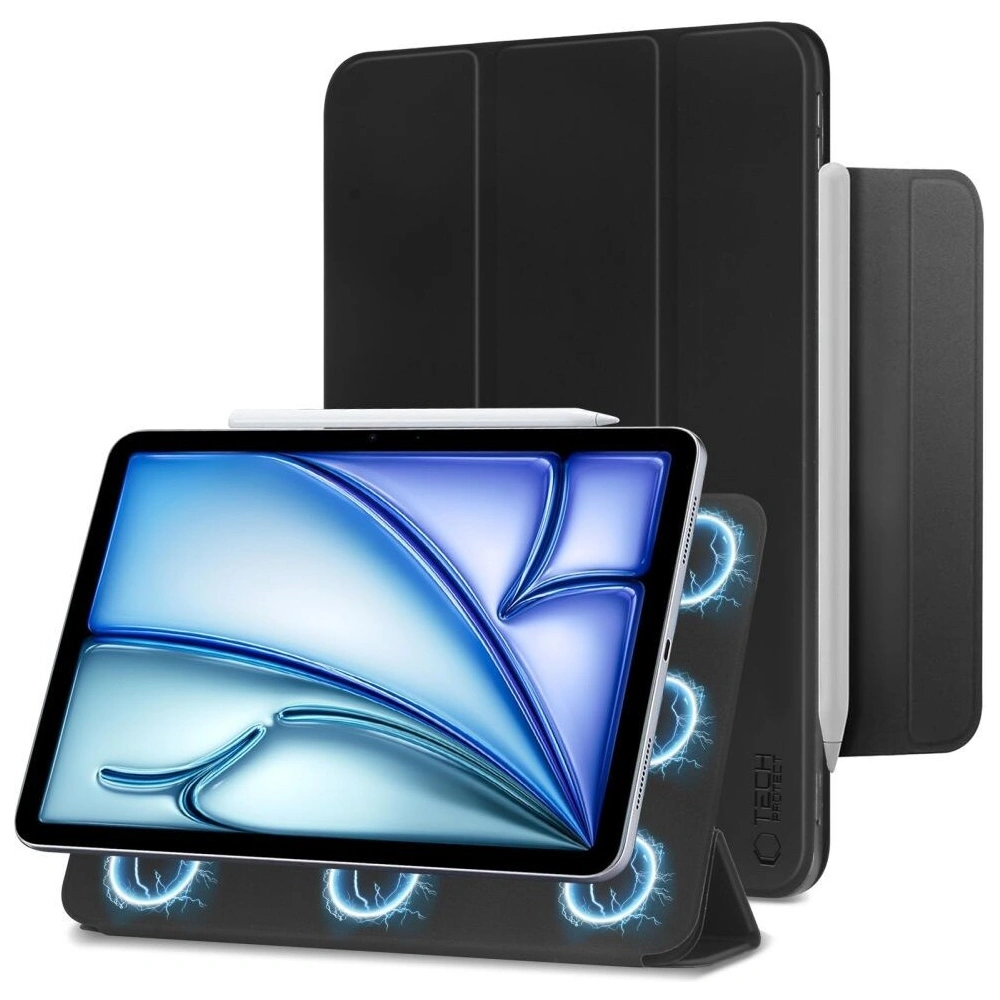 Wholesale Tech-Protect SmartCase Magnetic Apple iPad Air 10.9 2020/2022 (4, 5 gen) / iPad Air 11 2024 (6 gen) Black Black - THP2929 - {ean13} - Hurt
