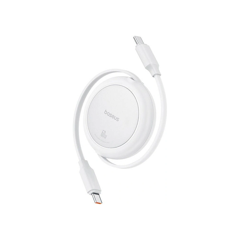 Hurtownia GSM - Cablul Baseus Free2Pull Mini USB-C / USB-C, 60W, 1m (alb) - BSU4912 - {ean13} - Hurt