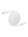 Hurtownia GSM - Cablul Baseus Free2Pull Mini USB-C / USB-C, 60W, 1m (alb) - BSU4912 - {ean13} - Hurt