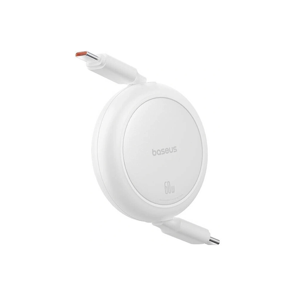 Hurtownia GSM - Cablul Baseus Free2Pull Mini USB-C / USB-C, 60W, 1m (alb) - BSU4912 - {ean13} - Hurt