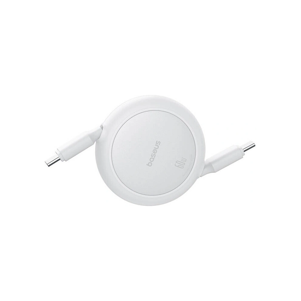 Hurtownia GSM - Cablul Baseus Free2Pull Mini USB-C / USB-C, 60W, 1m (alb) - BSU4912 - {ean13} - Hurt