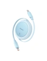Cablul Baseus Free2Pull Mini USB-C / USB-C, 60W, 1m (albastru)