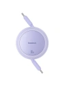 Hurtownia GSM - Kabel Baseus Free2Pull Mini USB-C / USB-C, 60W, 1m (fialový) - BSU4914 - {ean13} - Hurt