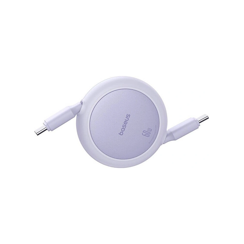 Hurtownia GSM - Kabel Baseus Free2Pull Mini USB-C / USB-C, 60W, 1m (fialový) - BSU4914 - {ean13} - Hurt