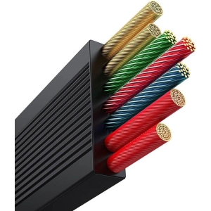 Hurtownia GSM - Cablul 3w1 Baseus Free2Draw USB/A / microUSB, Lightning, USB-C, 100W, 1.1 m (negru) - BSU4915 - {ean13} - Hurt