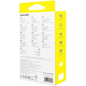 Hurtownia GSM - Cablul 3w1 Baseus Free2Draw USB/A / microUSB, Lightning, USB-C, 100W, 1.1 m (negru) - BSU4915 - {ean13} - Hurt