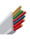 Hurtownia GSM - Kabel 3w1 Baseus Free2Draw USB-A / microUSB, Lightning, USB-C, 100W, 1.1 m (bílý) - BSU4916 - {ean13} - Hurt
