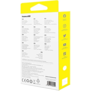 Hurtownia GSM - Cablu 3w1 Baseus Free2Draw USB-A / microUSB, Lightning, USB-C, 100W, 1.1 m (alb) - BSU4916 - {ean13} - Hurt
