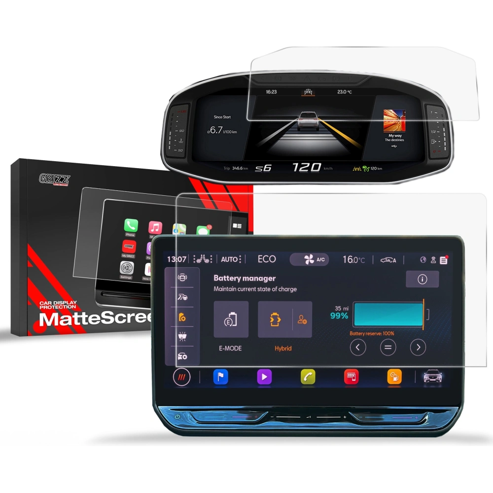 Hurtownia GSM - Fólie matná GrizzGlass CarDisplay Protection pro Cupra Formentor 12,9" 2024 [2w1] - GRZ10545 - {ean13} - Hurt