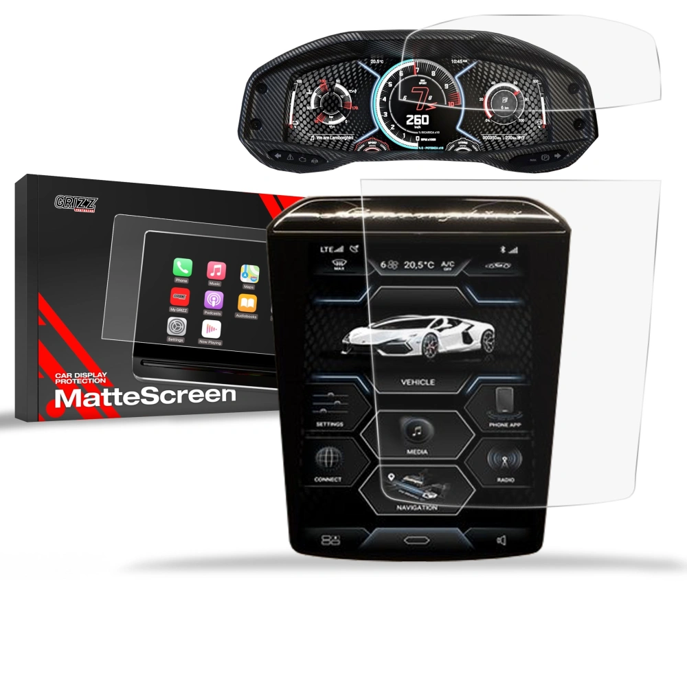 Hurtownia GSM - Matt fólia GrizzGlass CarDisplay védelem Lamborghini Revuelto 2024-hez [2w1] - GRZ10552 - {ean13} - Hurt
