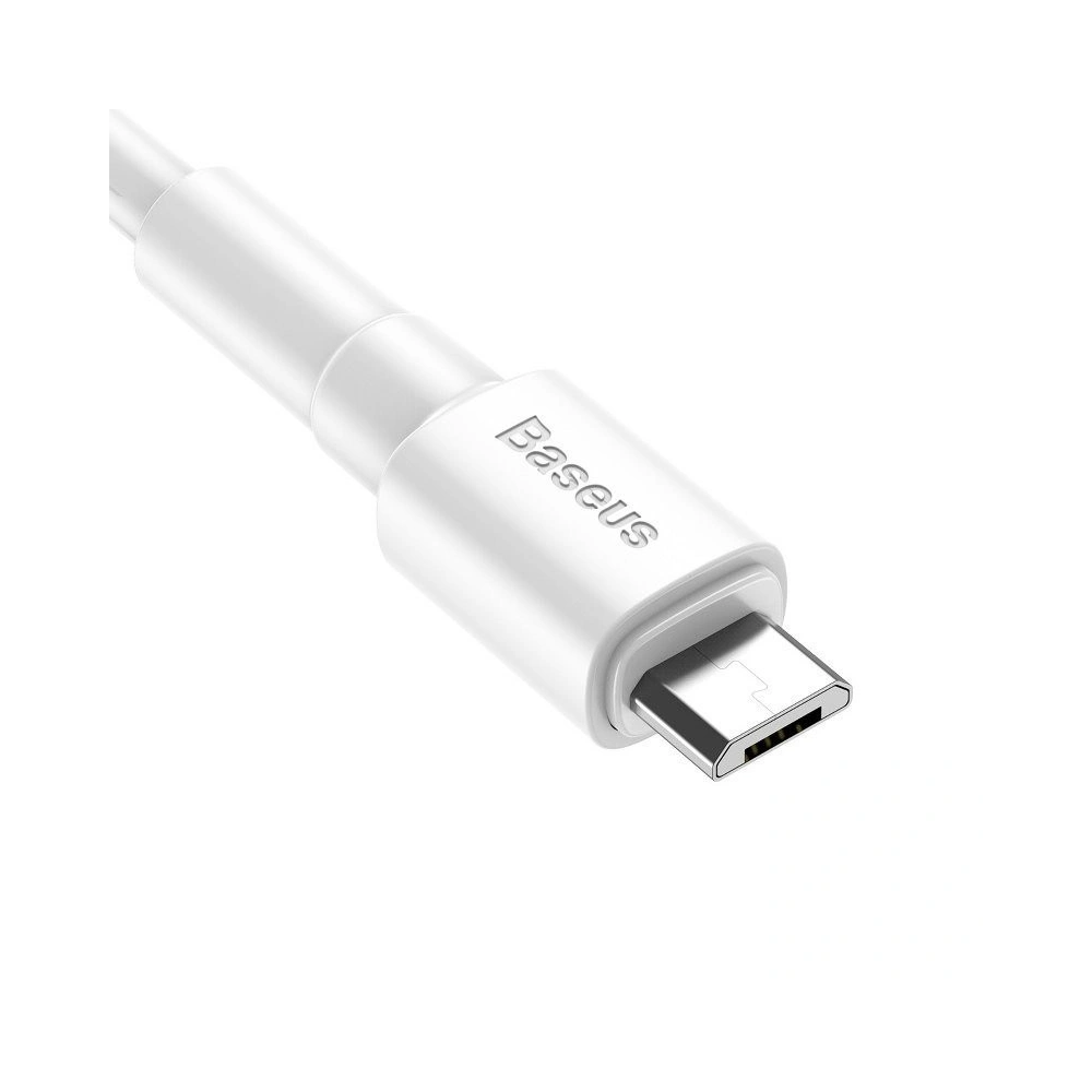 Hurtownia GSM - Kabel micro USB Baseus Mini 2.4A 1m (weiß) - BSU760WHT - {ean13} - Hurt