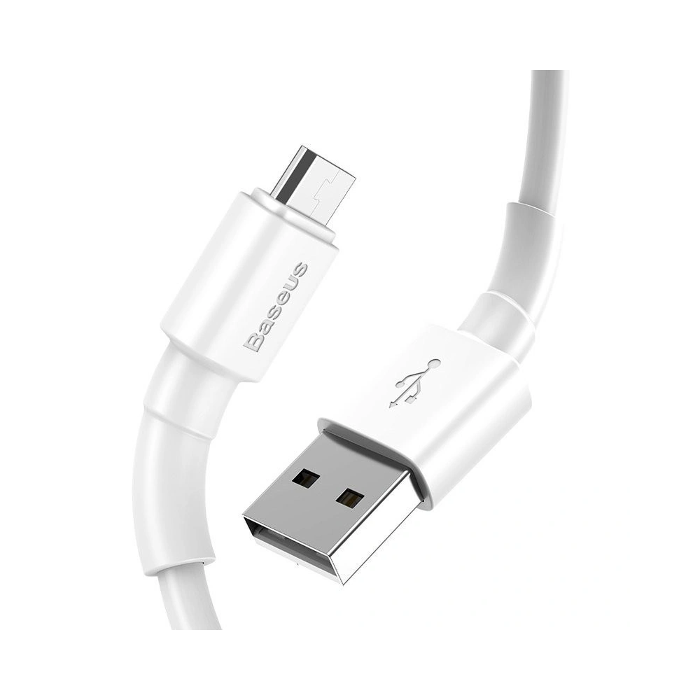 Hurtownia GSM - Kabel micro USB Baseus Mini 2.4A 1m (weiß) - BSU760WHT - {ean13} - Hurt