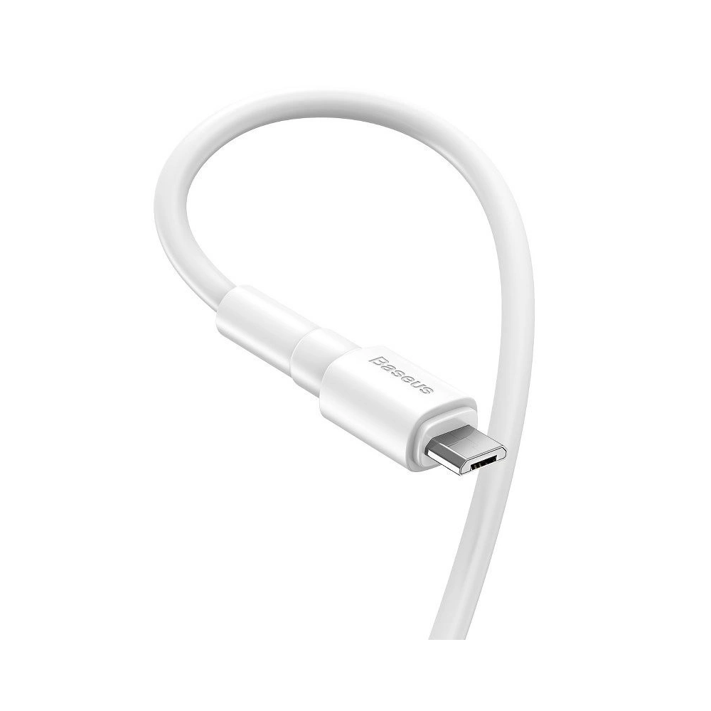 Hurtownia GSM - Kabel micro USB Baseus Mini 2.4A 1m (weiß) - BSU760WHT - {ean13} - Hurt