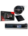 Mattfolie GrizzGlass CarDisplay Schutz für Porsche Panamera 3 12,3" + 10,9“ 2024 [3w1]